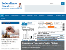 Tablet Screenshot of federalismofiscal.com